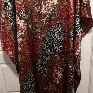 California Dynasty floral kaftan.